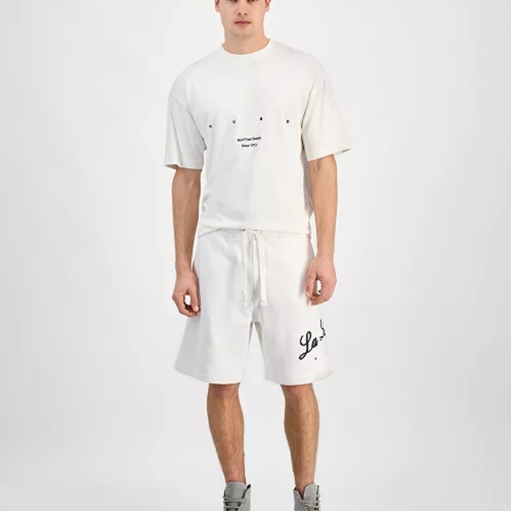 Hugo Boss White Athletic Men's Shorts